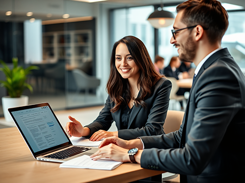 Teamarbeit bei der Direktvermittlung